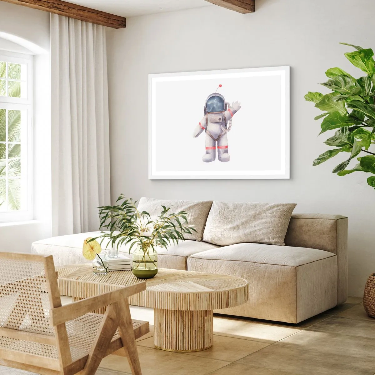 Poster in einem weißen Rahmen - Bis dann! - 100x70 cm