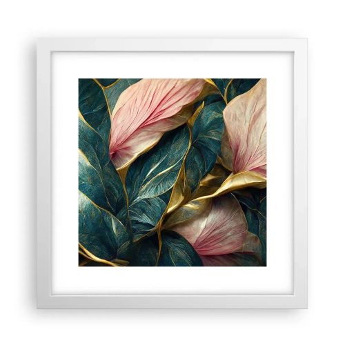 Poster in einem weißen Rahmen - Natürliche Eleganz und Stil - 30x30 cm