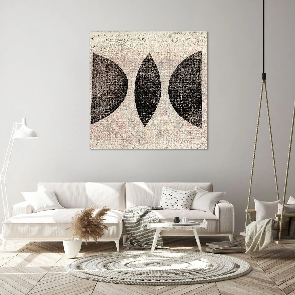 Bild auf Leinwand - Leinwandbild - Ethnische Abstraktion - 70x70 cm