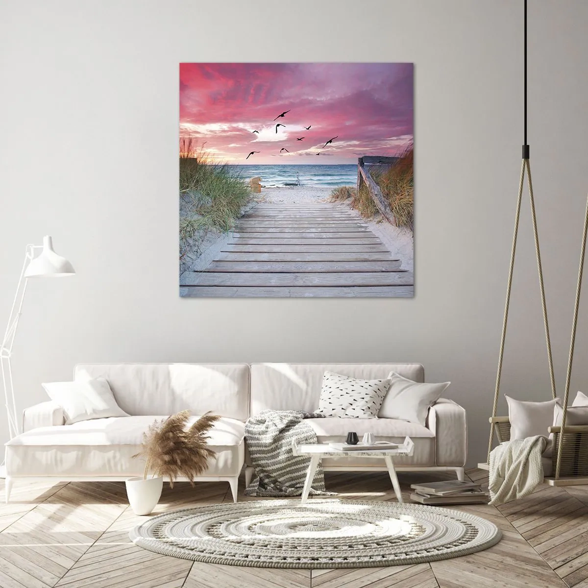 Bild auf Leinwand - Leinwandbild - Baltischer Eindruck - 70x70 cm