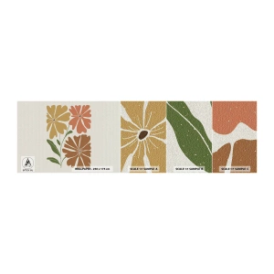 Fototapeten Muster Selbstklebend Deluxe Sticker - Natur und Geometrie - Boho, Blumen, Minimalismus - 100x30 cm