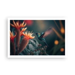 Poster - Wirklich buntes Leben - 91x61 cm