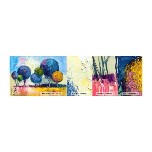 Fototapetenmuster Standard Eco - Kugel - die Form des Ideals - Abstraktion, Landschaft, Grafik - 100x30 cm