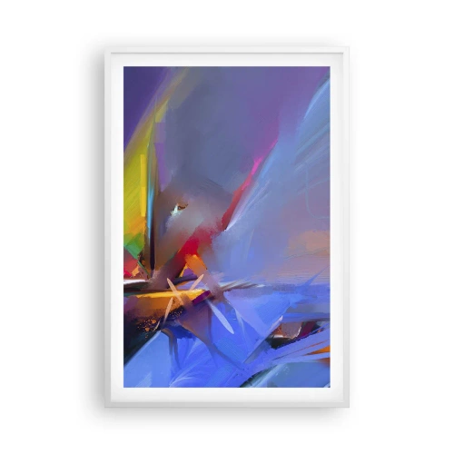 Poster in einem weißen Rahmen - Propeller wie ein Vogel - 61x91 cm