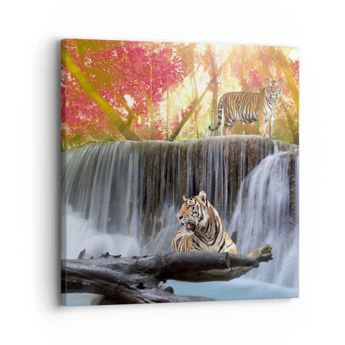 Bild auf Leinwand - Leinwandbild - Surreale Landschaft - 30x30 cm