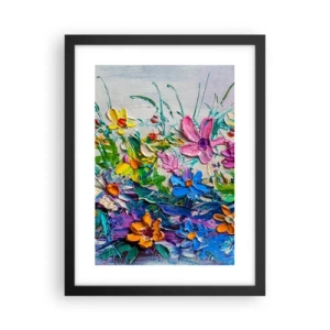 Poster in einem schwarzem Rahmen - Überhaupt kein Stillleben - 30x40 cm