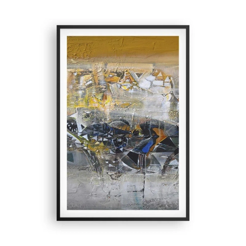 Poster in einem schwarzem Rahmen - Alles wird gut - 61x91 cm