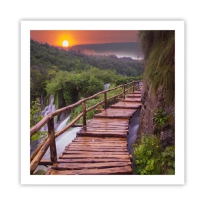 Poster - Schönheit jenseits des Glaubens - 60x60 cm