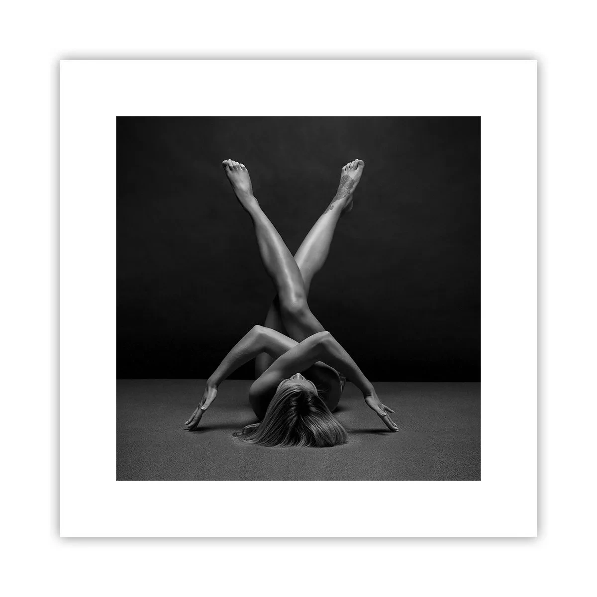 Poster - Die Geometrie der Nacktheit - 30x30 cm