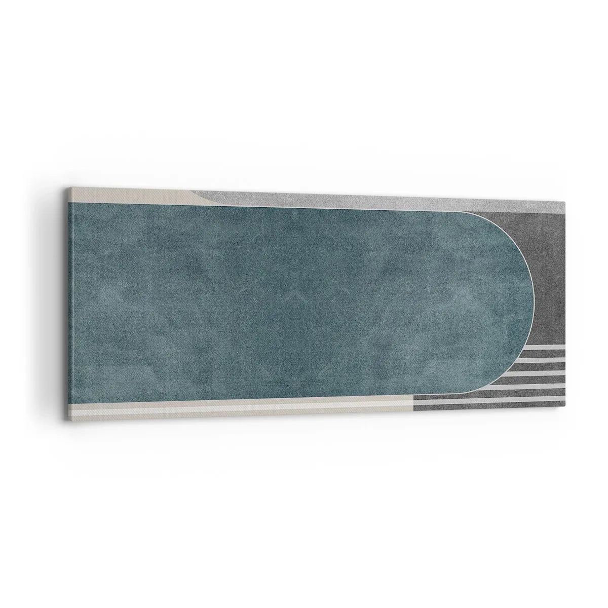 Bild auf Leinwand - Leinwandbild - Komposition auf der Ebene - 100x40 cm
