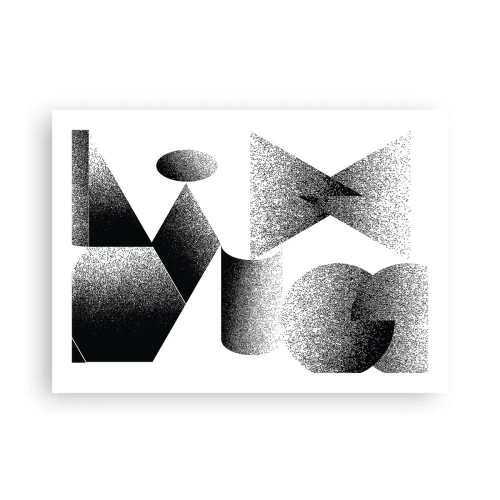 Poster - Winkel und Ovale - 70x50 cm