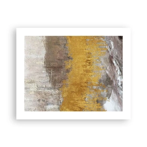 Poster - Goldene Explosion - 50x40 cm