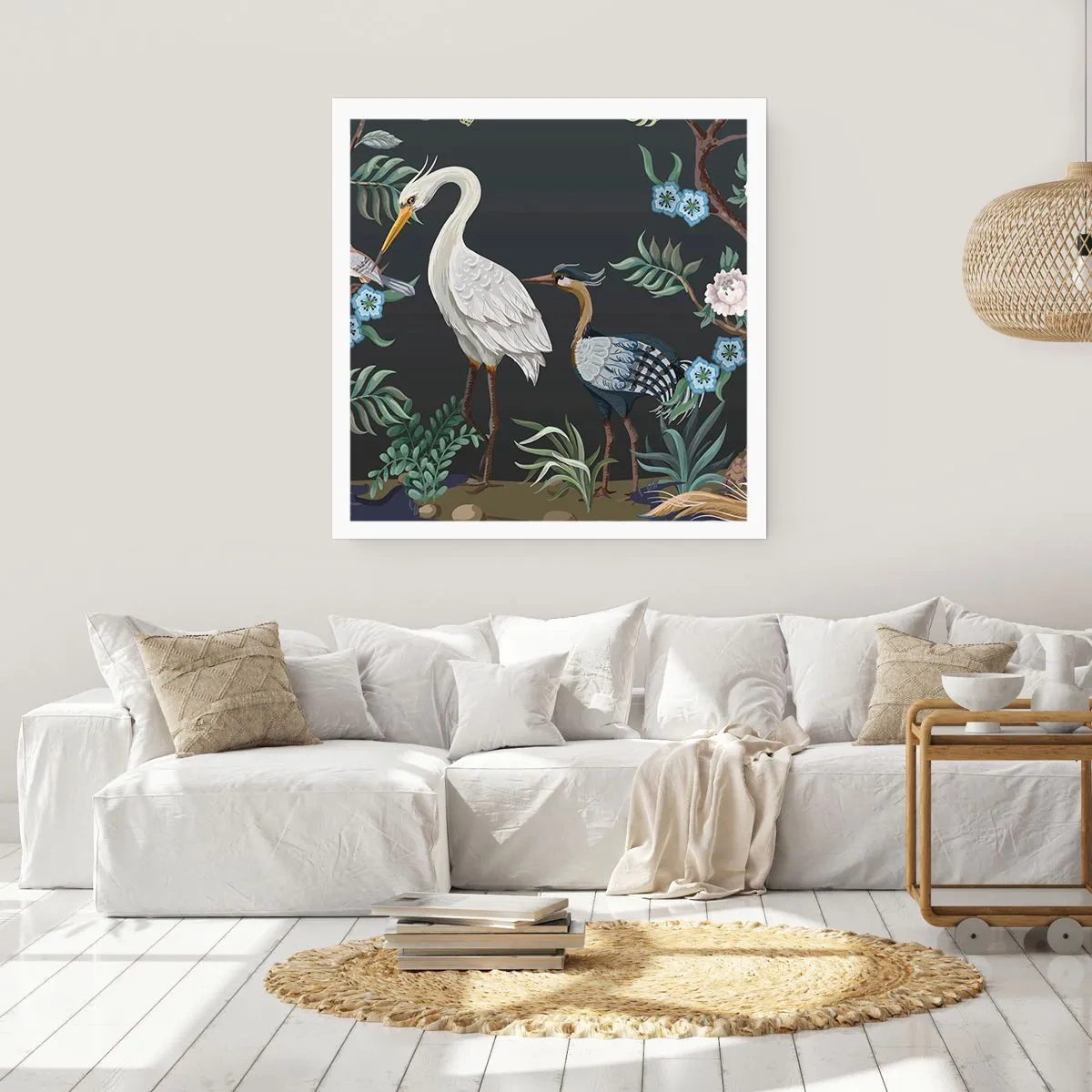 Poster - Vogelparade - 30x30 cm