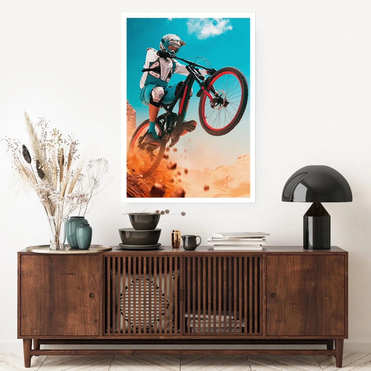 Poster - Fahrrad-Wahnsinn-Dämon - 61x91 cm