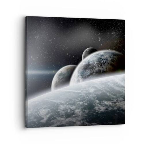 Bild auf Leinwand - Leinwandbild - Kosmische Musik der Sphären - 30x30 cm