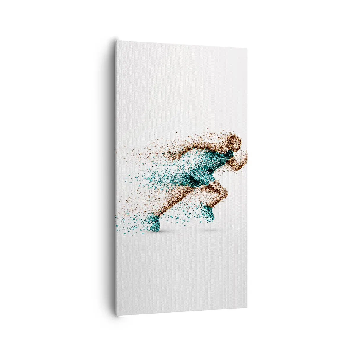 Bild auf Leinwand - Leinwandbild - Das Leben ist ein Lauf - 65x120 cm