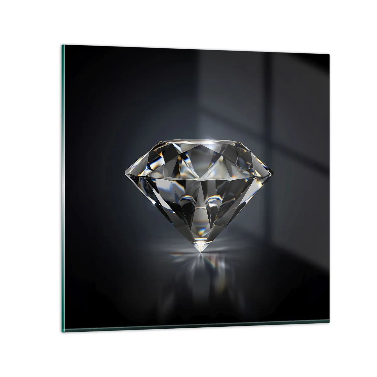 Glasbild - Bild auf glas - Beste Freundin - 50x50 cm