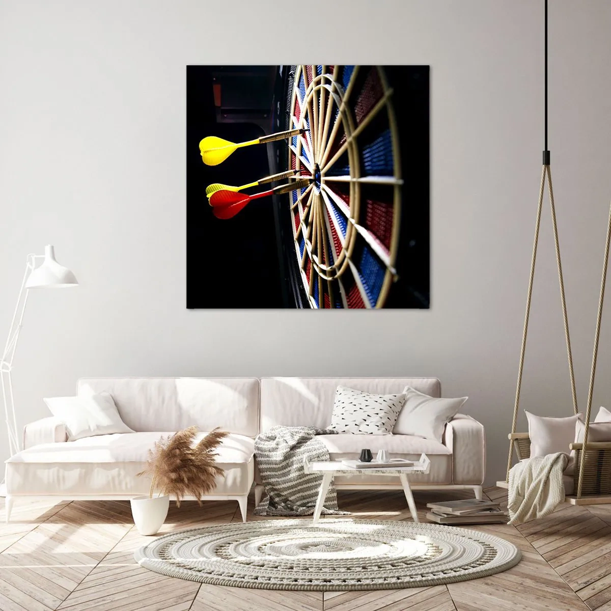 Bild auf Leinwand - Leinwandbild - Auf den Punkt gebracht - 30x30 cm