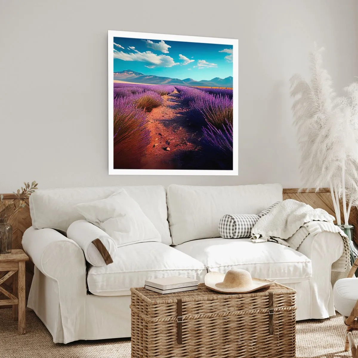Poster - Duftende Felder - 30x30 cm