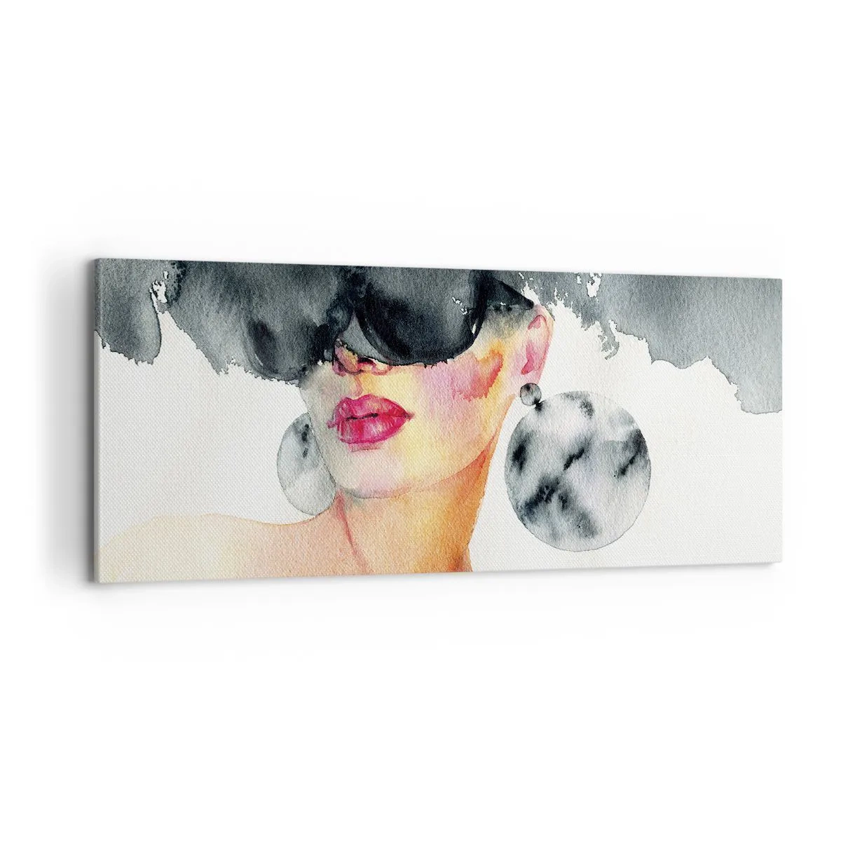 Bild auf Leinwand - Leinwandbild - Das Geheimnis der Eleganz - 100x40 cm