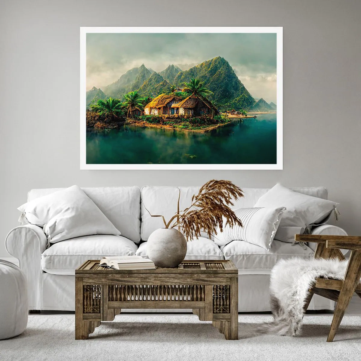 Poster - Tropisches Paradies - 50x40 cm