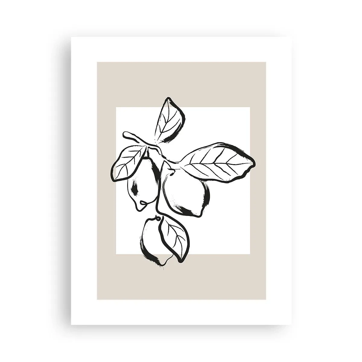 Poster - Dort, wo Zitronen reifen… - 30x40 cm