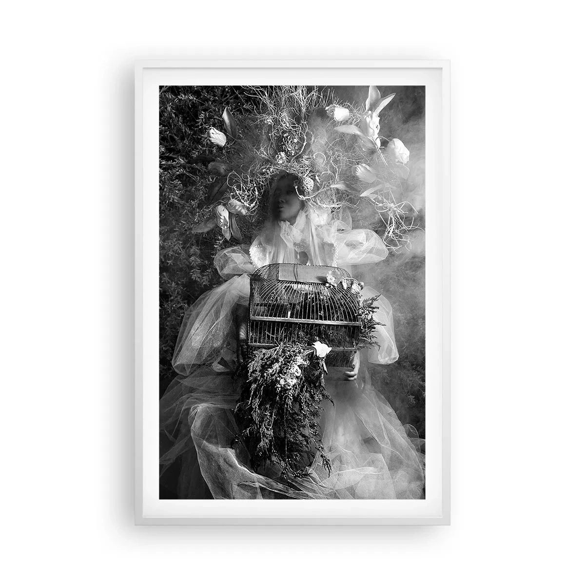 Poster in einem weißen Rahmen - Mutter selbst - Natur - 61x91 cm