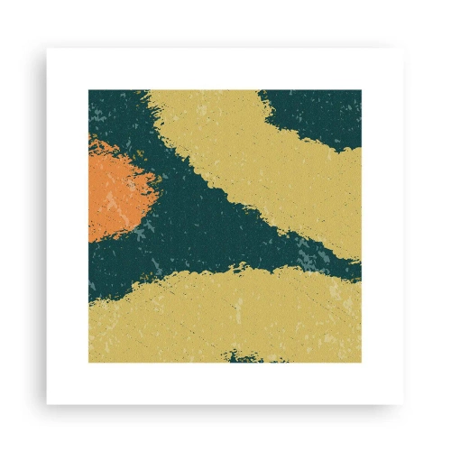 Poster - Abstraktion – langsame Bewegung - 30x30 cm