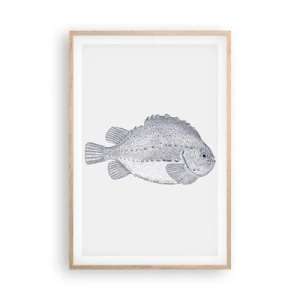 Poster in einem Rahmen aus heller Eiche - Für das Album des Naturforschers - 61x91 cm