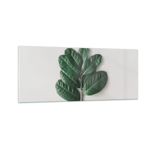 Glasbild - Bild auf glas - Eine Zeichnung purer Natur - 100x40 cm