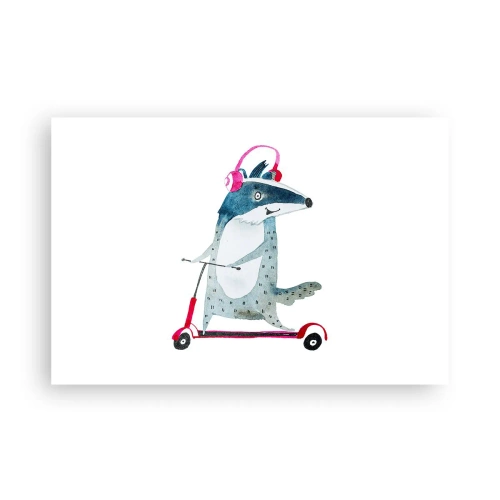 Poster - Dachsfreude - 91x61 cm