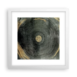 Poster in einem weißen Rahmen - Veränderung und Beständigkeit - 30x30 cm