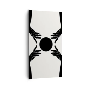 Bild auf Leinwand - Leinwandbild - Geheimes Zeichen - 65x120 cm