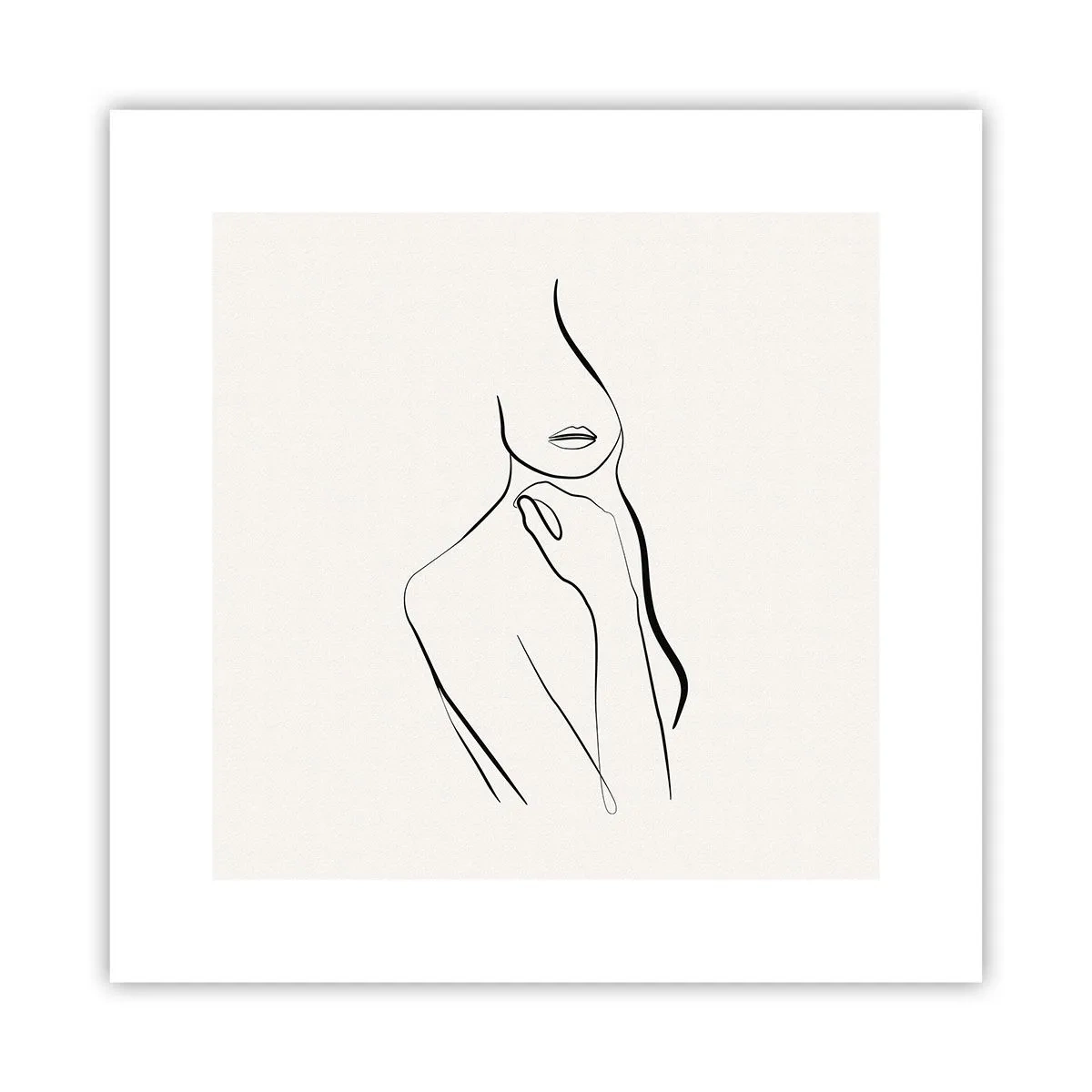 Poster - Eine Welle der Melancholie - 30x30 cm