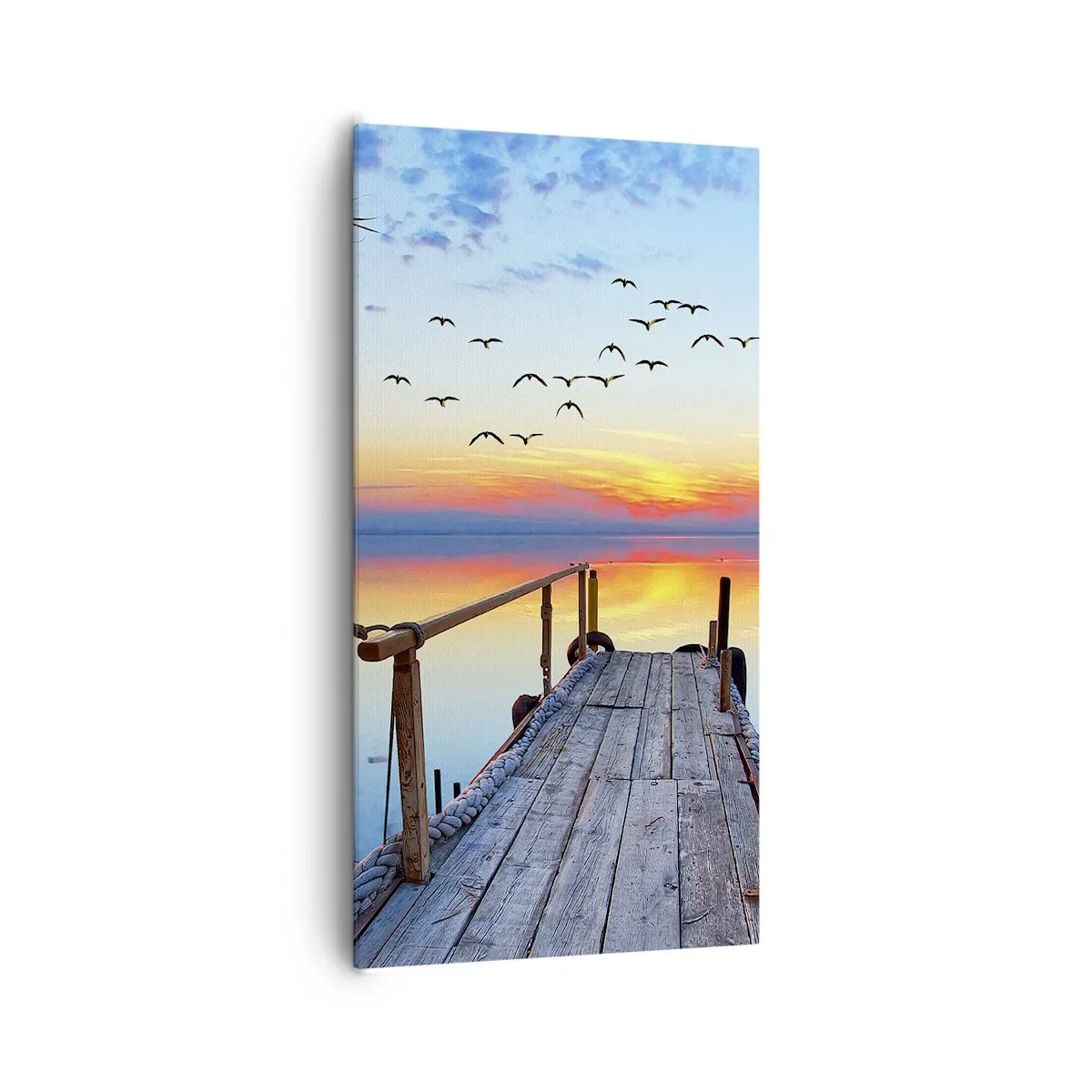 Bild auf Leinwand - Leinwandbild - Es ist Zeit, zurückzukehren ... - 65x120 cm