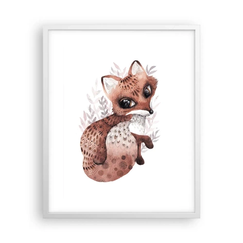 Poster in einem weißen Rahmen - Einfach lieben - 40x50 cm