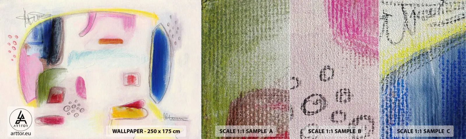 Fototapeten Muster Premium Sand - Eher konvex als konkav oder flach - Abstraktion, Stück, Elefant - 100x30 cm