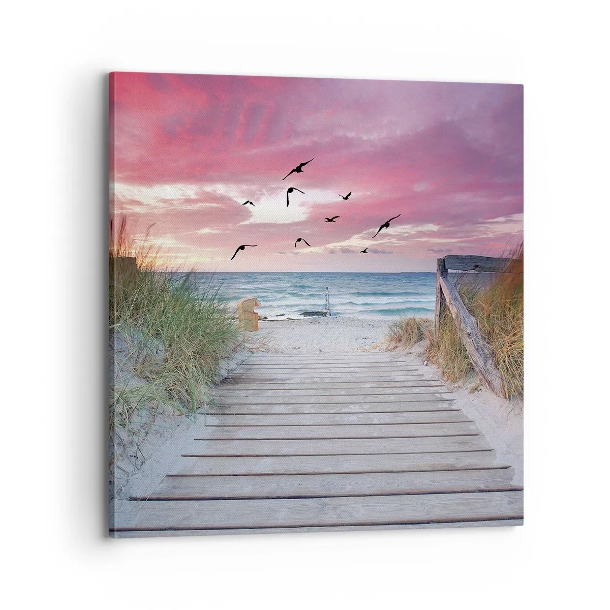 Bild auf Leinwand - Leinwandbild - Baltischer Eindruck - 70x70 cm