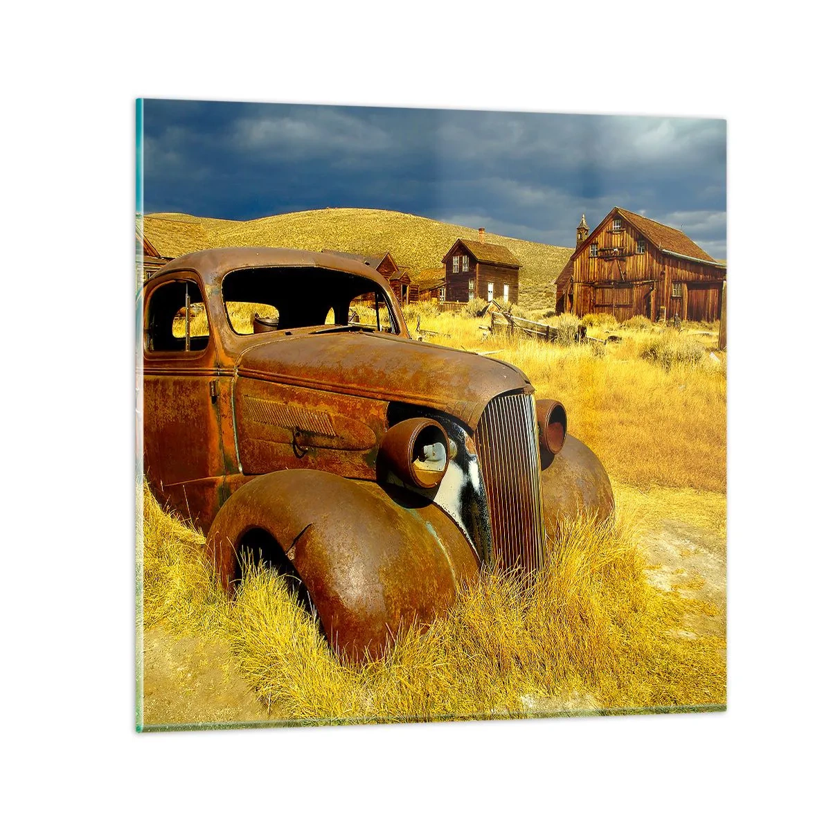 Glasbild - Bild auf glas - Eine wohlverdiente Ruhe - 50x50 cm