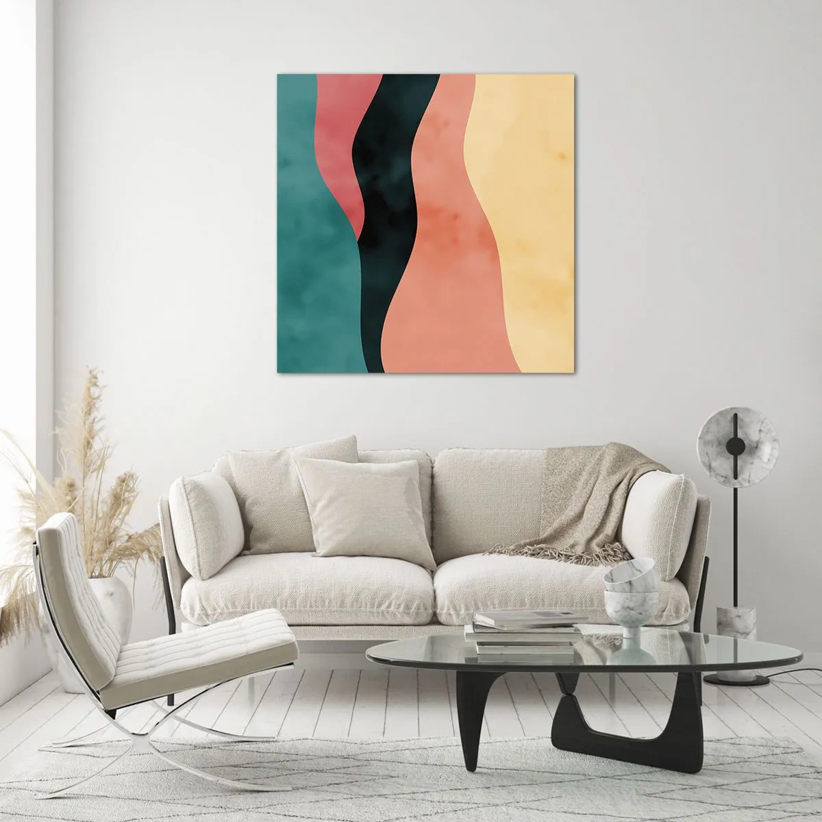 Glasbild - Bild auf glas - Konforme Nichtkonformität - 40x40 cm