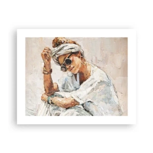Poster - Porträt in voller Sonne - 50x40 cm