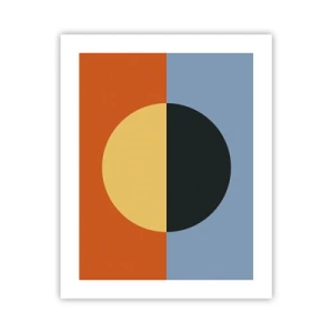 Poster - Eine Komposition aus Wärme und Kühle - 40x50 cm