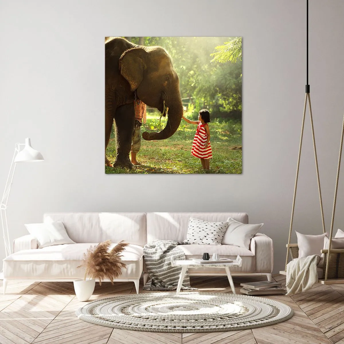 Bild auf Leinwand - Leinwandbild - Die Stärke der Freundschaft - 60x60 cm