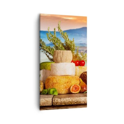 Bild auf Leinwand - Leinwandbild - Die italienische Lebensfreude - 55x100 cm