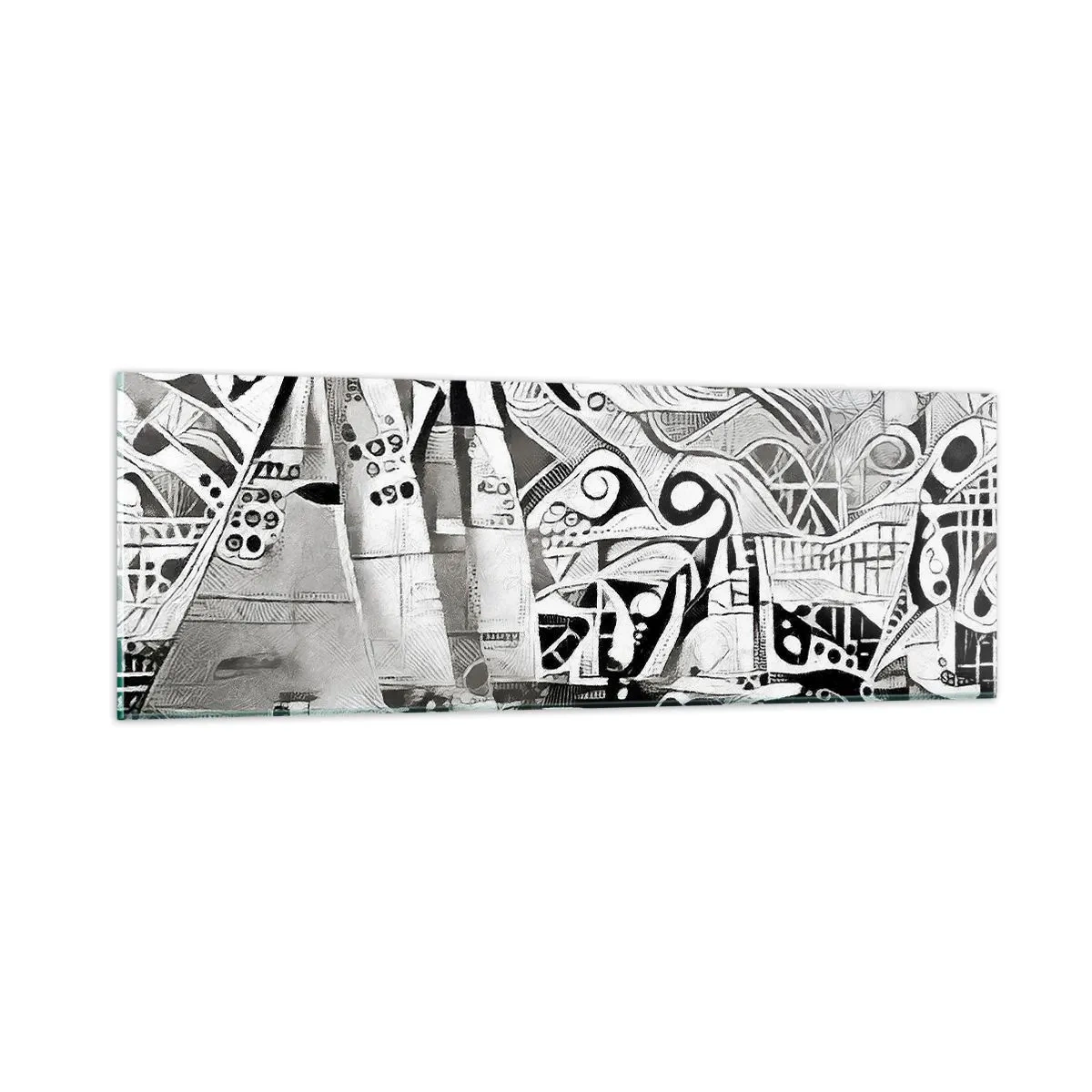 Glasbild - Bild auf glas - Zwischen den Wellen - 90x30 cm
