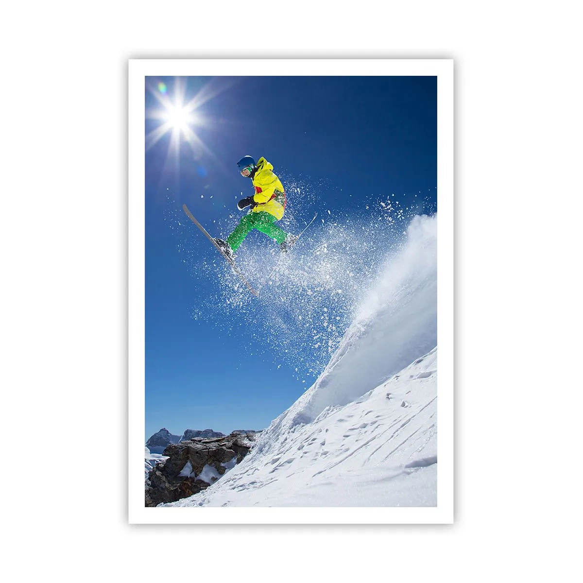 Poster - Tanzen mit den Bergen - 70x100 cm