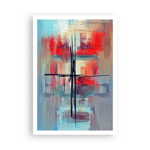 Poster - Landschaft in einer unbekannten Dimension - 70x100 cm