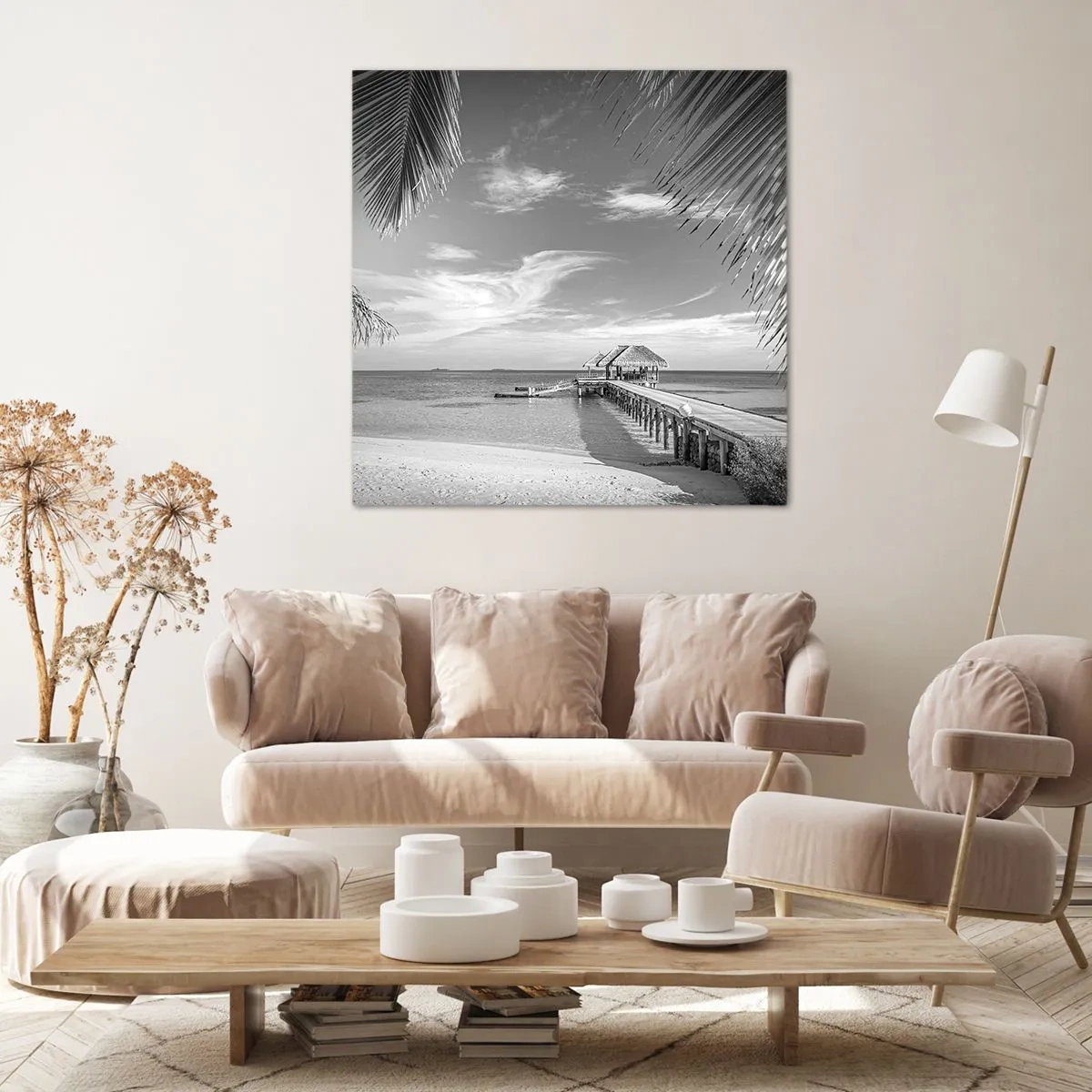 Bild auf Leinwand - Leinwandbild - Erinnerung oder Traum? - 40x40 cm