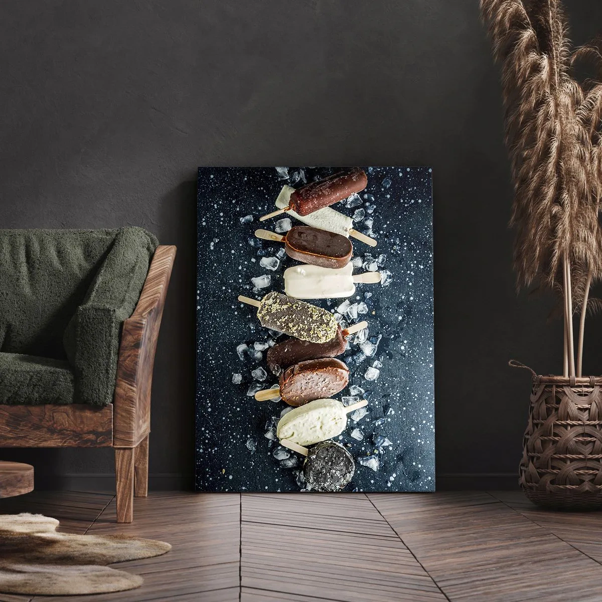 Bild auf Leinwand - Leinwandbild - Geschmack des heißen Sommers - 55x100 cm