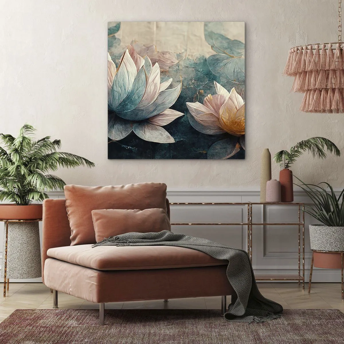 Bild auf Leinwand - Leinwandbild - Seesterne - 50x50 cm